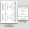 25th silver wedding anniversary invitation
