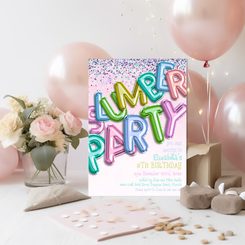 Slumber Party Invitation