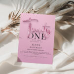 21st pink Birthday Invitation