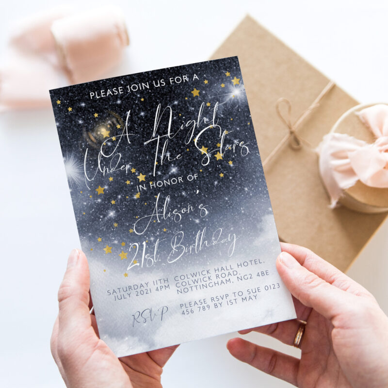 A Night Under The Stars Invitation