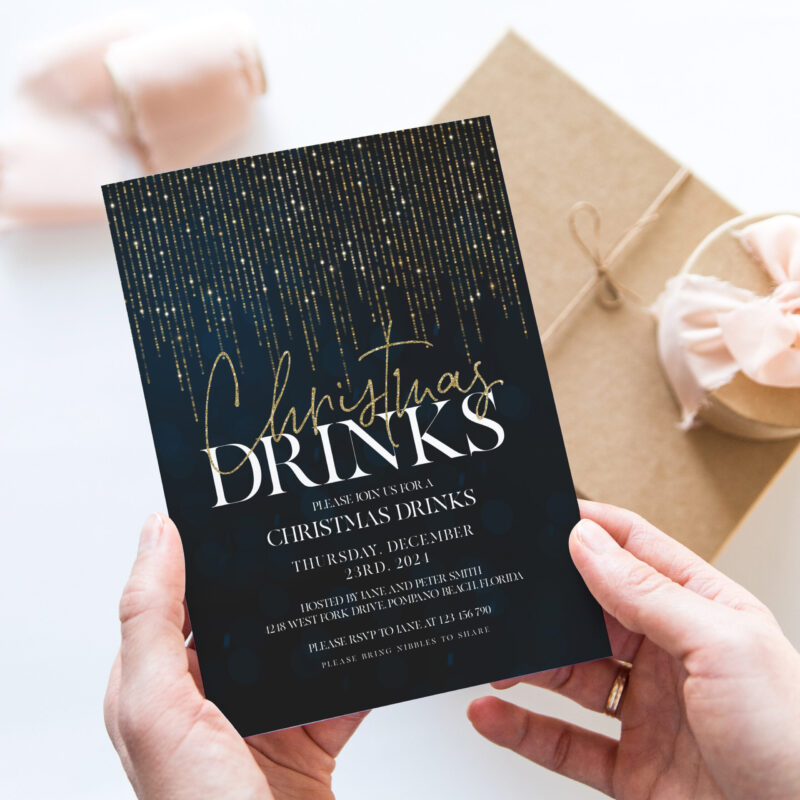 xmas drinks invite