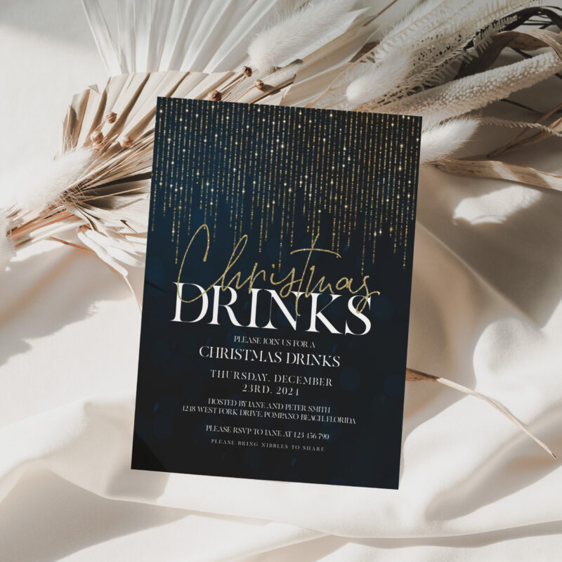 xmas drinks invite