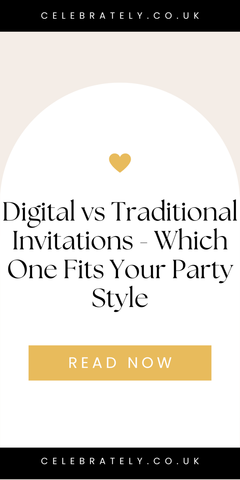 Digital vs Traditional Invitations Which One Fits Your Party Style