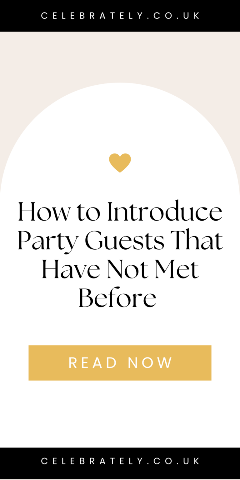 How to Introduce Party Guests That Have Not Met Before