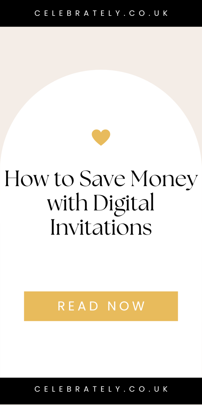 How to Save Money with Digital Invitations