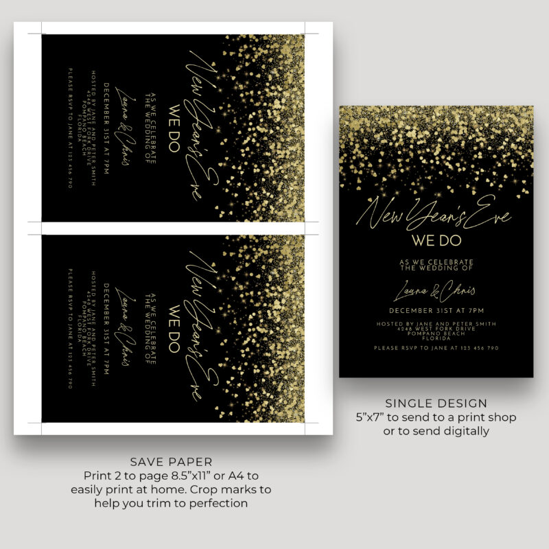 New Year We Do Invitation 9