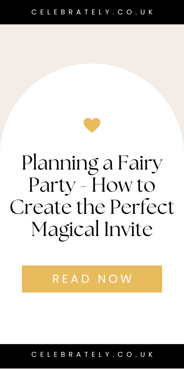 Planning a Fairy Party HOw to Create the Perfect Magical Invite