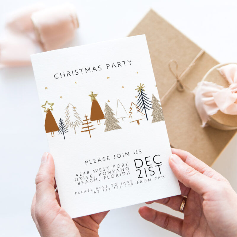 Simple Christmas Invite 5