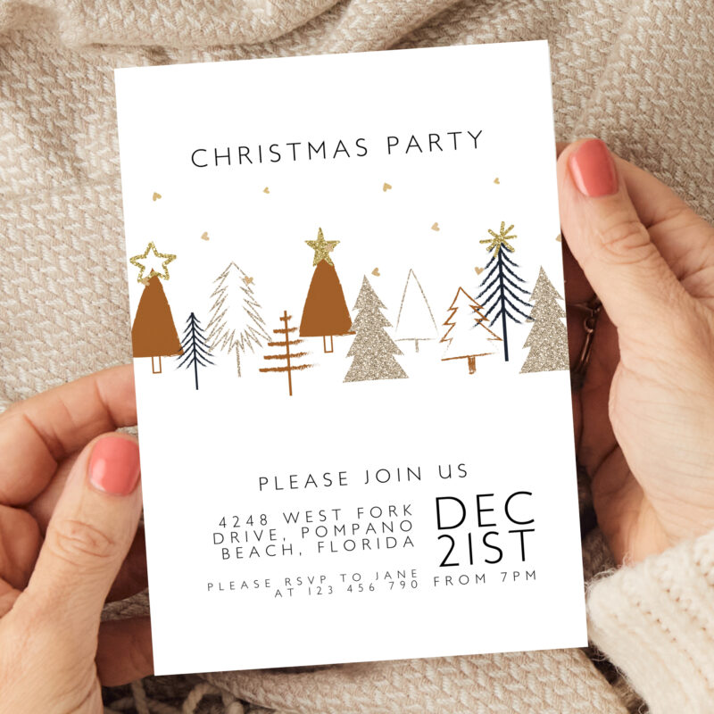 Simple Christmas Invite 6