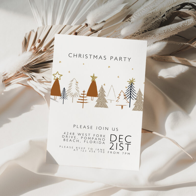 Simple Christmas Invite 7