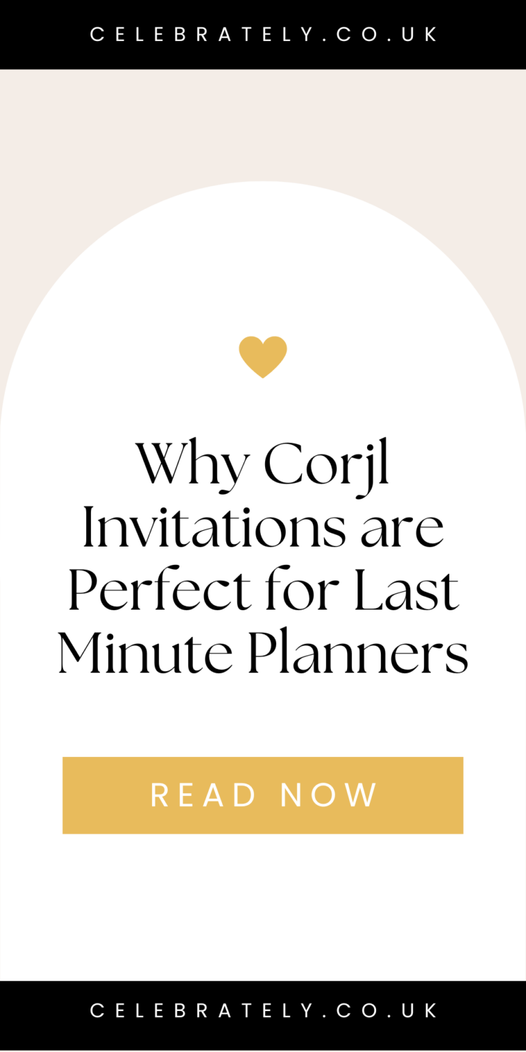 Why Corjl Invitations are Perfect for Last Minute Planners