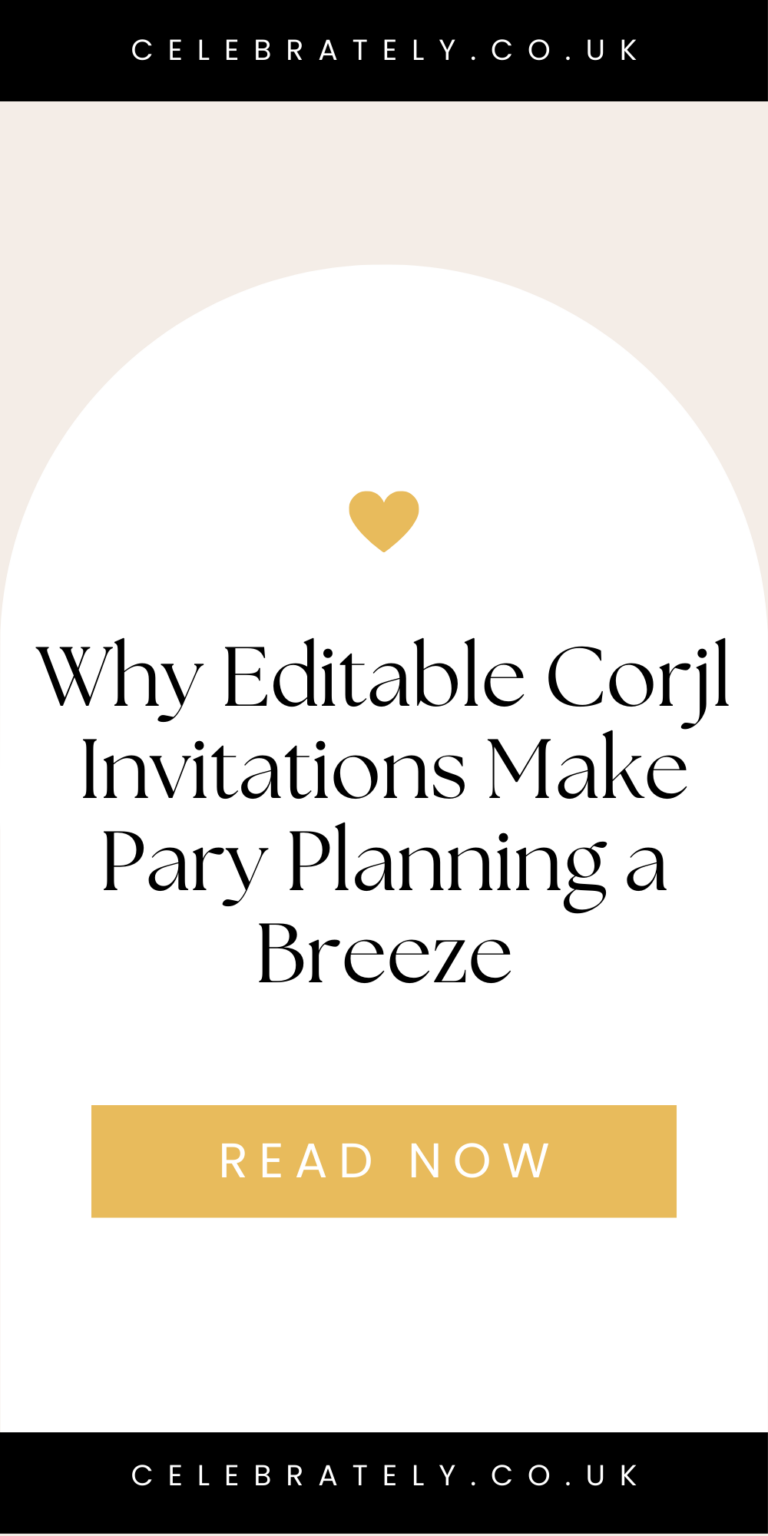 Why Editable Corjl Invitations Make Pary Planning a Breeze