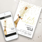 Champagne engagement white 280