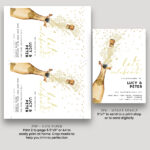 Champagne engagement white 325