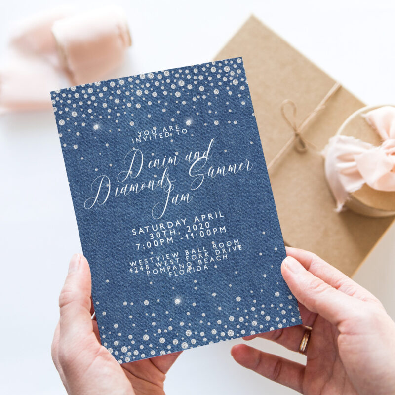 Denim stars invite 101