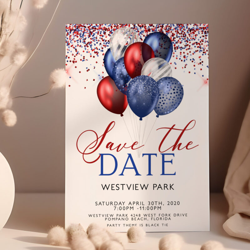 balloons save the date 61