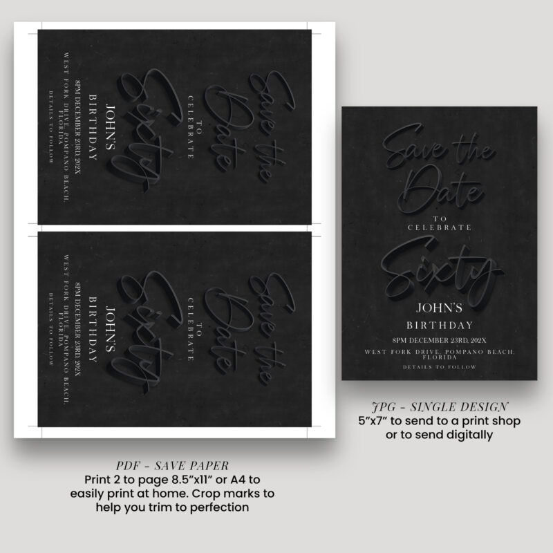 black std 60 155