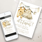 boho baby shower twins boy girl 286