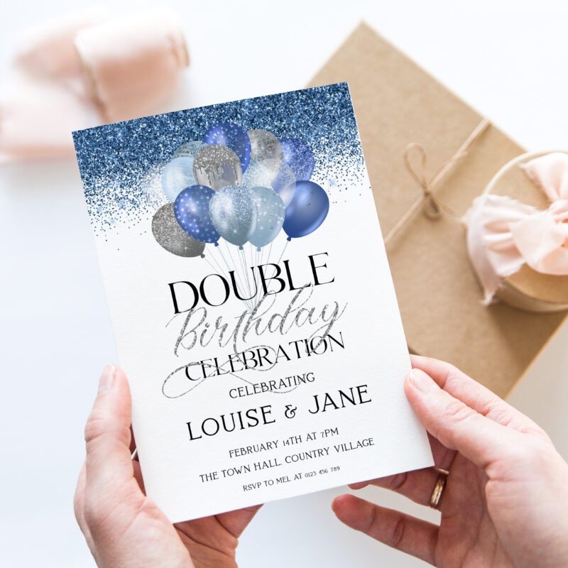 double invite blue 13