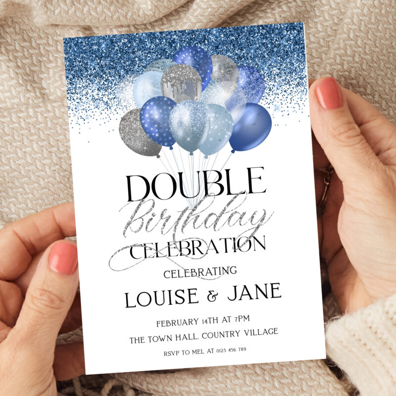 double invite blue 18