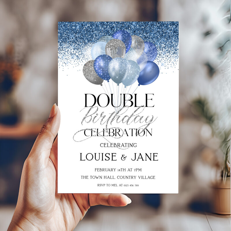 double invite blue 23