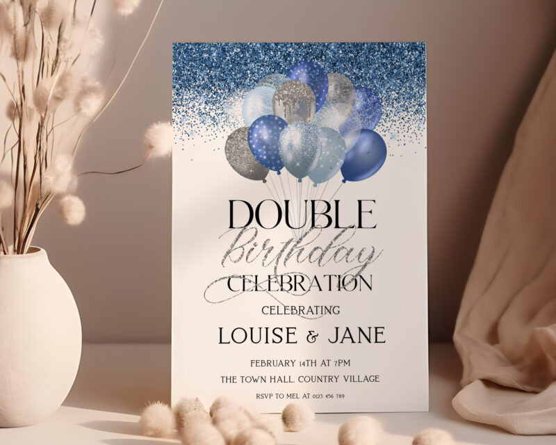 double invite blue 28