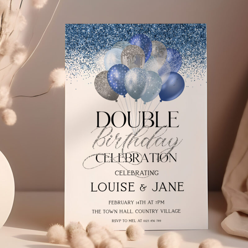 double invite blue 28