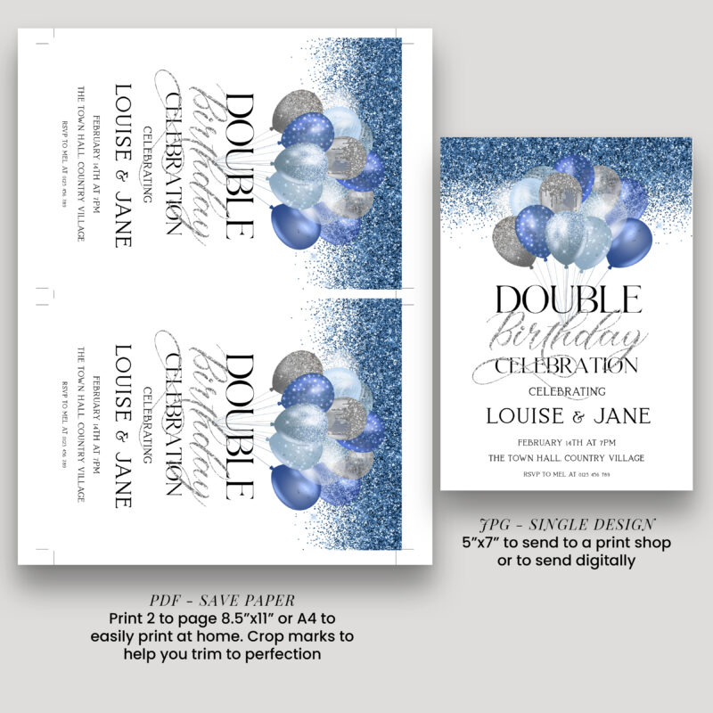 double invite blue 38