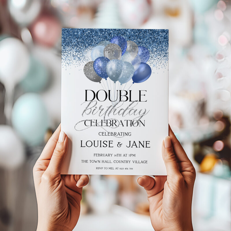 double invite blue 8