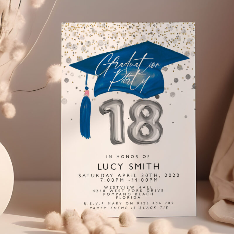 graduation blue 18 253