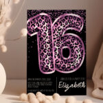 pink leopard 16 black 99
