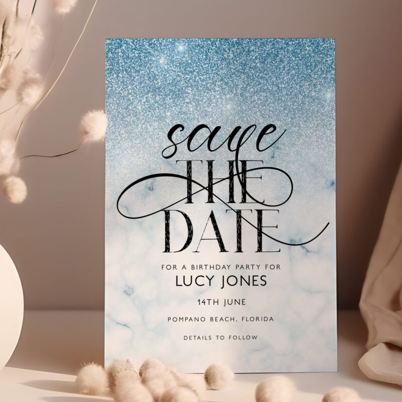 save the date blue 65