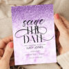 save the date purple 44