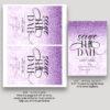 save the date purple 88