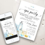 spa day invitation 309