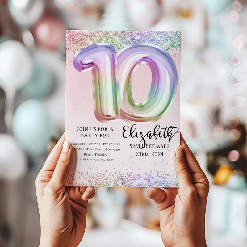 pastel rainbow invite 42