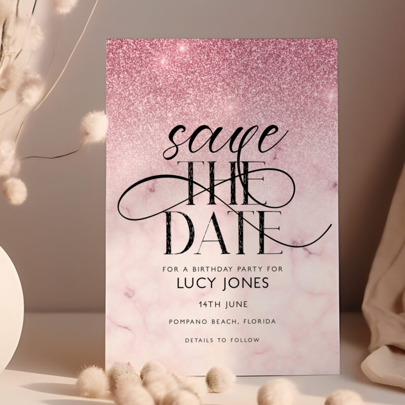 pink save the date 63