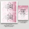 pink save the date 85