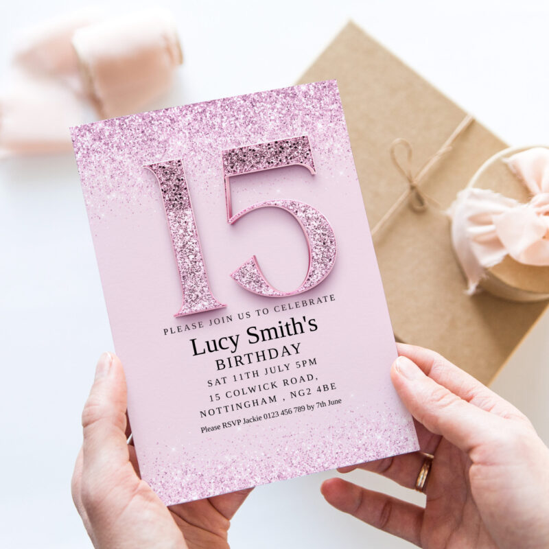 15th birthday invitation 2