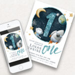 1st space birthday invite 10