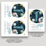 1st space birthday invite 9