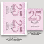 25th birthday invitation 5