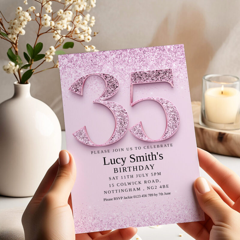 35th birthday invitation 3