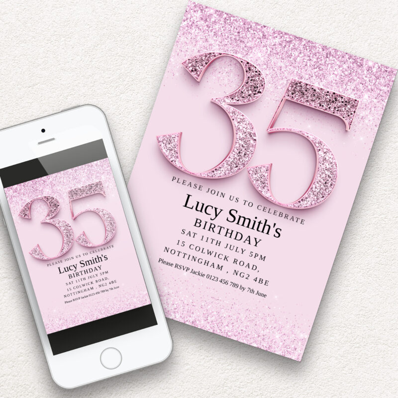 35th birthday invitation 6