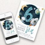 6th blue space birthday invite 5