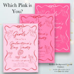 different colours invite