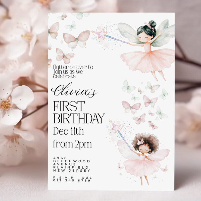 fairy 1st birthday 7