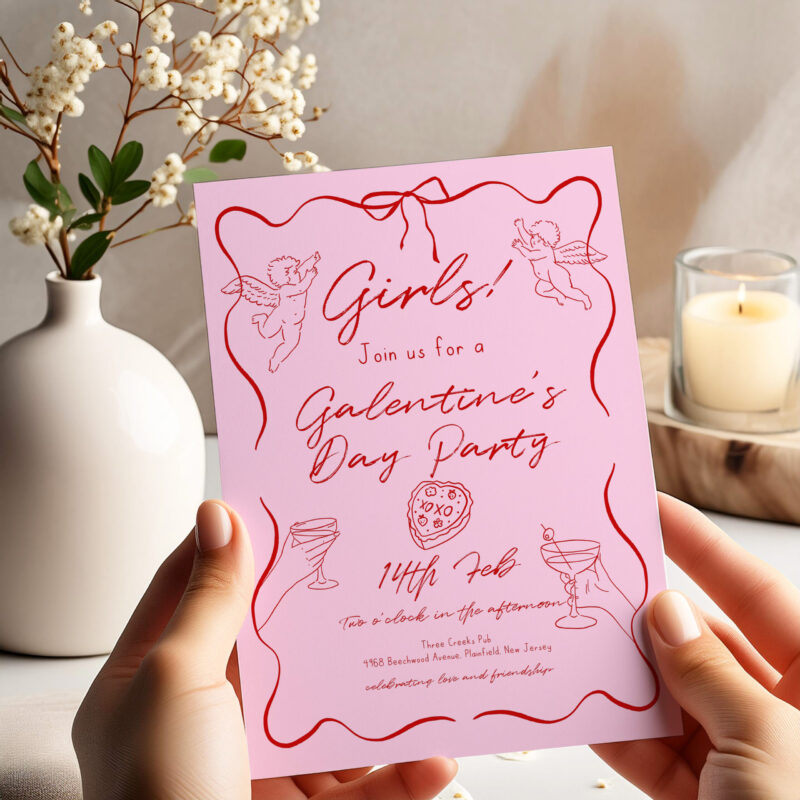 galentines invite 1 100