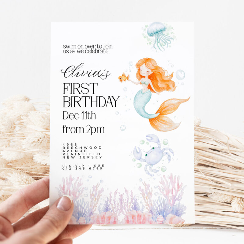 mermaid 1st birthday 73