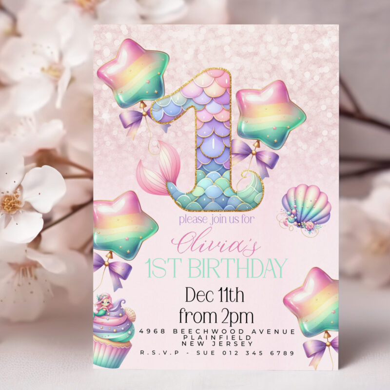 mermaid birthday 1 10